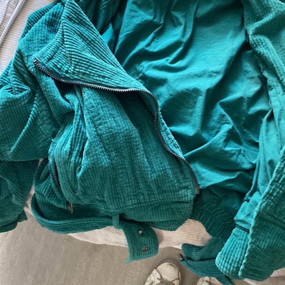 Free People corduroy oversized crop moto jacket - Picture 7 of 7